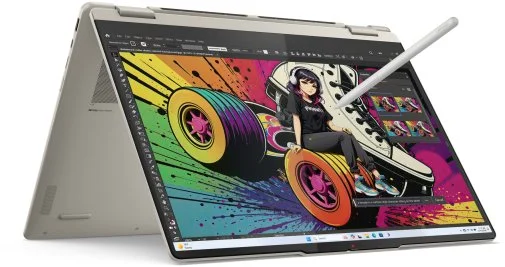 Фото: Ноутбук Lenovo Yoga 7 2-in-1 16AKP10 83JU001LRA Seashell - 16" OLED 120 Гц / AMD Ryzen AI 7 / 350 / DDR5 32 ГБ / PCI-E SSD 1 ТБ / Radeon Graphics № 10 | KTC
