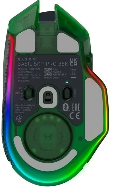 Фото: Миша Razer Basilisk V3 Pro 35K Phantom Green (RZ01-05240300-R3G1) № 9 | KTC