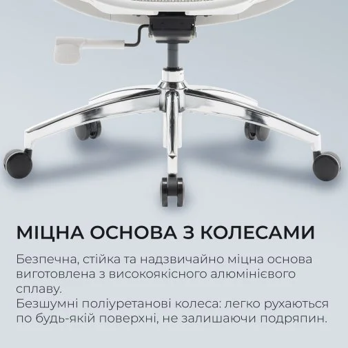 Фото: Крісло SIHOO Doro S100 White (S100-M302) № 35 | KTC