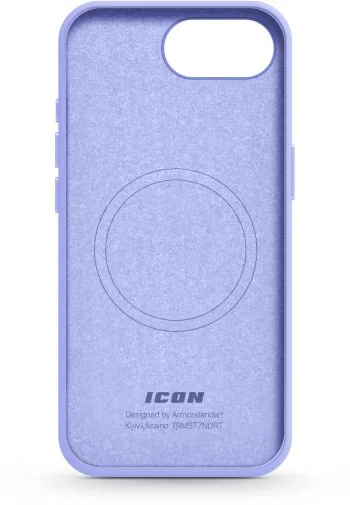 Фото: Чохол ArmorStandart for Apple iPhone 16e - ICON2 MagSafe Lilac (ARM83970) № 5 | KTC