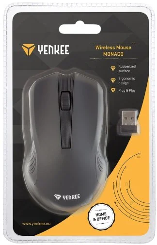 Фото: Миша Yenkee YMS 2015BK Monaco Wireless Black (45010824) № 12 | KTC