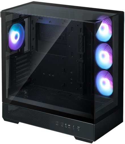 Корпус Zalman P40 Prism Plus Black with window (P40PRISMPLUSBLACK)