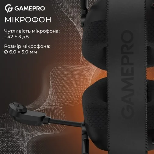 Фото: Гарнітура GamePro Genesis Mercury Black (HS120B) № 26 | KTC