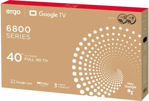 Фото: Телевізор LED Ergo 40JFS6800 (Smart TV, Wi-Fi, 1920x1080) № 22 | KTC