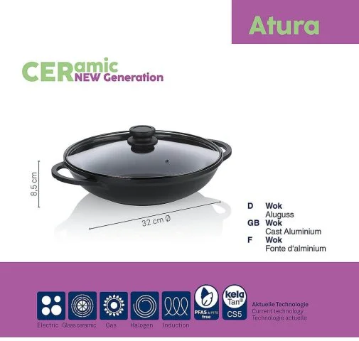 Фото: Сковорода Kela Atura 32cm (15174) № 8 | KTC