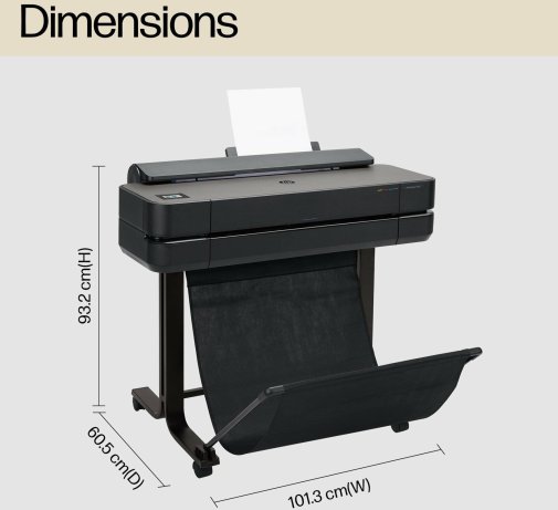 Плотер HP DesignJet T650 36 A0 Plus with Wi-Fi (5HB10D)