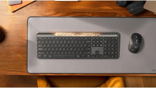 Клавіатура, Logitech Signature Slim Solar Plus K980 US International Wireless, Graphite