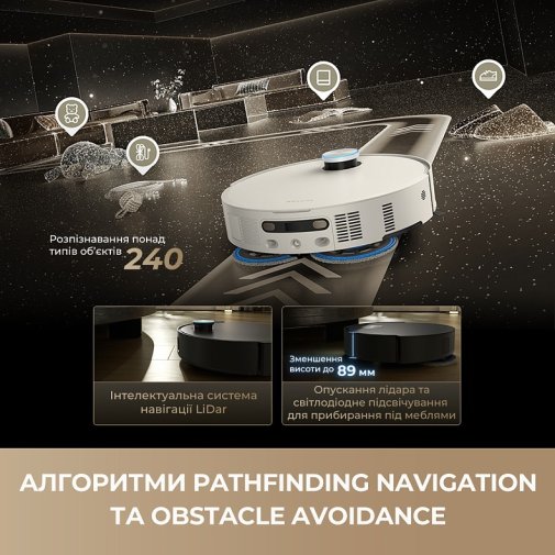 Робот-пилосос Dreame Bot MatriX 10 Ultra Black (RLX95CE-bl)