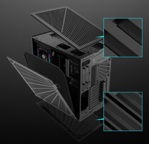 Корпус Gamdias Neso P1 Pro B Black with window (4711514500424)