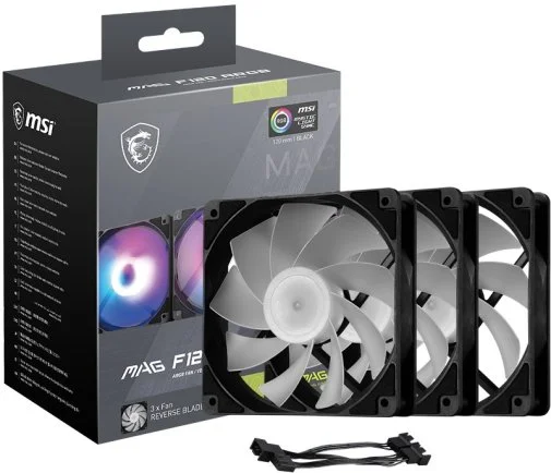 Фото: Кулер MSI MAG F120 ARGB 3 pcs (MAG F120 ARGB-3RB) № 7 | KTC
