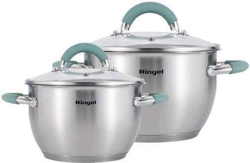 Набір каструль Ringel Herbal 2.6L/3.6L 4pcs (RG-6011)