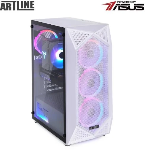 Фото: Персональний комп'ютер ARTLINE Gaming X46WHITE (X46Whitev41) - AMD Ryzen 5 5600X / 32 ГБ DDR4 / PCI-E SSD 1 ТБ / AMD / Radeon RX 9060 XT, 8 ГБ / AMD B550 / 600 Вт № 21 | KTC