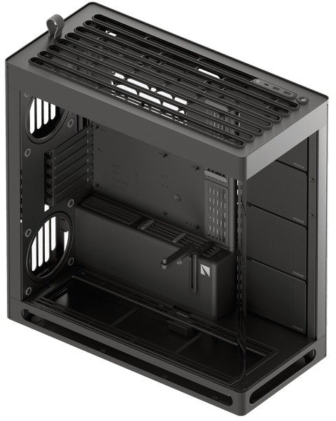 Корпус HAVN HS 420 Black with window (HVN-CA-HS420-06)