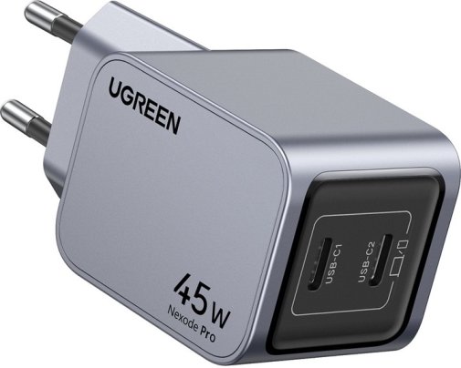 Зарядний пристрій UGREEN X707 45W PD GaN Tech Charger Space Gray (X707/35008)