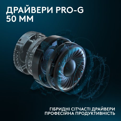 Гарнітура накладна Logitech G Pro X SE, Black ( Gaming )