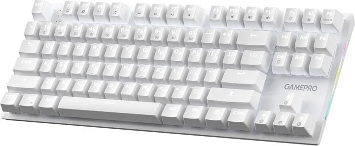 Фото: Клавіатура GamePro Genesis Joker MK124W Red Switches USB White № 21 | KTC