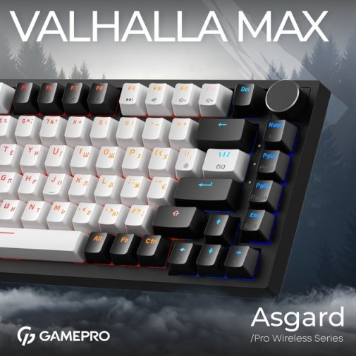 Клавіатура GamePro Genesis Asgard Valhalla Max MK160B Magnetic Switches (MK160B MAX)