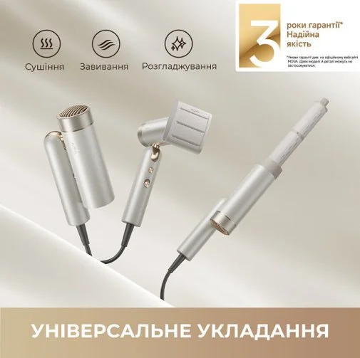Фото: Фен Mova Flip10 White (AMFL10-WH) № 11 | KTC