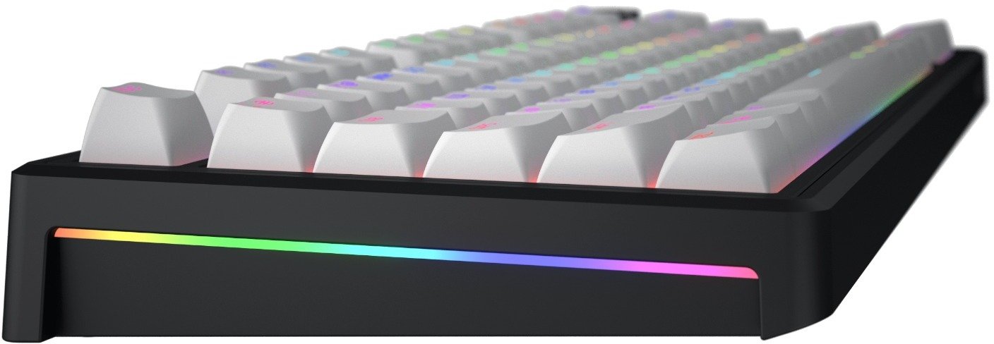 Клавіатура, Hator Skyfall 80 MAG ULTRA 8K Aurum Ice, USB, Black/White ( Gaming )