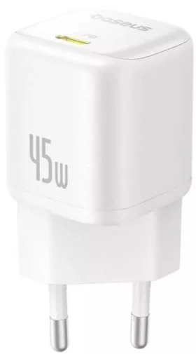 Фото: Зарядний пристрій Baseus PicoGo GaN 45W White (P10176800213-00) № 8 | KTC