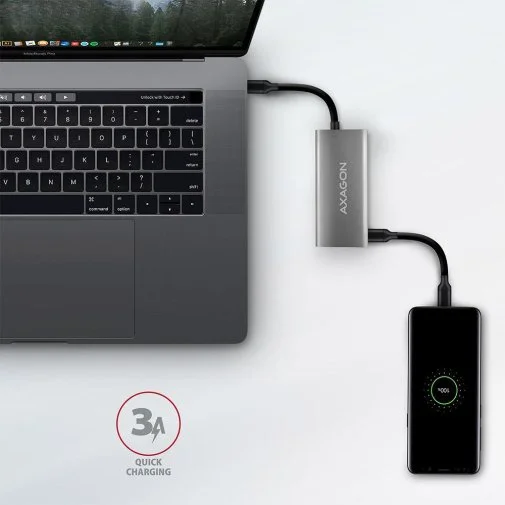 Фото: USB-хаб Axagon HMC-4G2 Grey № 10 | KTC