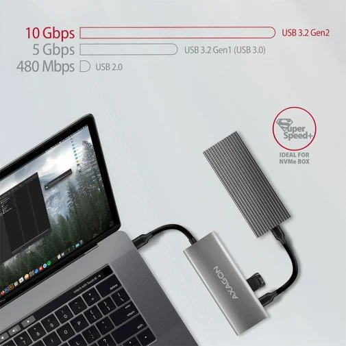 Фото: USB-хаб Axagon HMC-5G2 rev 2.0 Grey № 13 | KTC