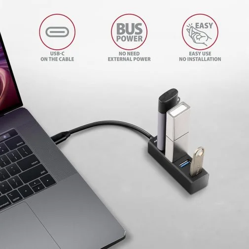 Фото: USB-хаб Axagon HUE-M1C Black № 7 | KTC