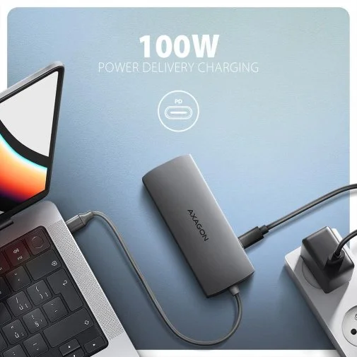 Фото: USB-хаб Axagon HMC-8HLSA Grey № 10 | KTC