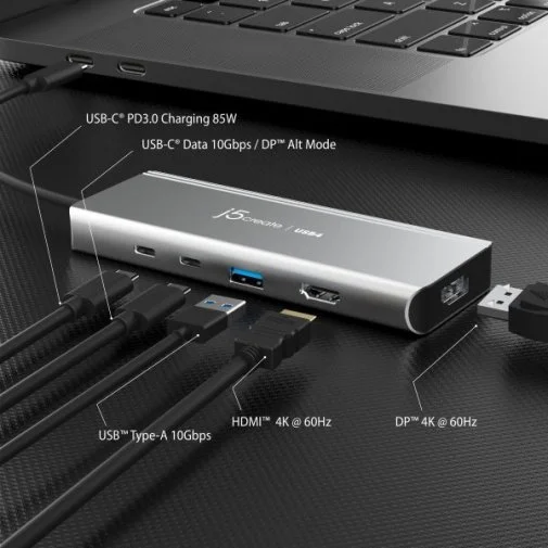 Фото: USB-хаб J5create JCD401-N Grey № 16 | KTC