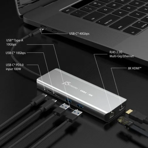 Фото: USB-хаб J5create JCD403-N Grey № 8 | KTC