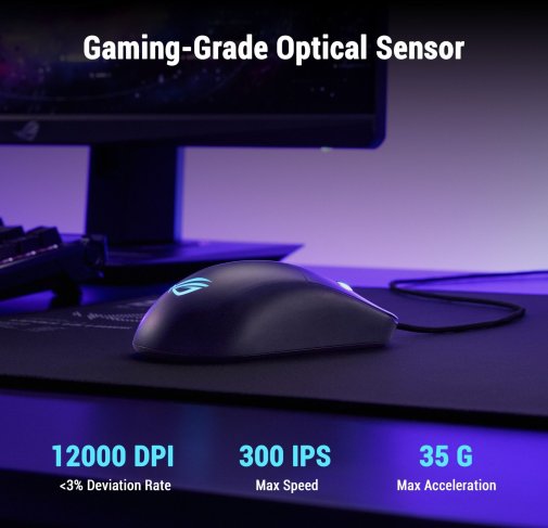 Мишка, Asus ROG Harpe Mini Core USB, Black ( Gaming )