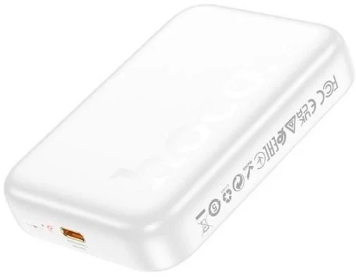 Фото: Батарея універсальна Hoco J117A Esteem 10000mAh 20W White (6942007605830) № 6 | KTC