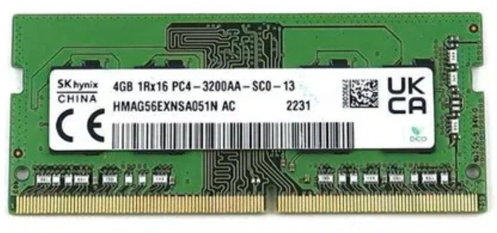 Оперативна пам’ять Hynix DDR4 1x4GB (HMAG56EXNSA051N-AC)
