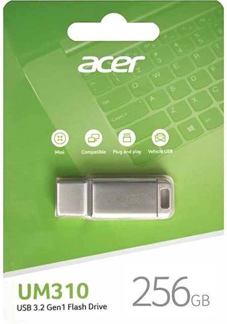 Флешка USB Acer UM310 256GB Silver (BL.9BWWA.583)
