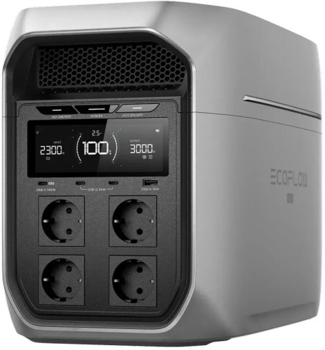 Зарядна станція EcoFlow DELTA 3 Max Plus 3000W, 2048Wh