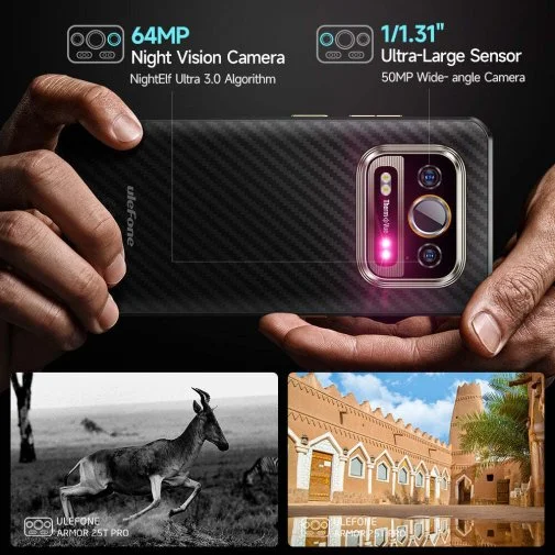 Фото: Смартфон Ulefone Armor 25T 8/256GB Frost Black (6975326668804) № 9 | KTC