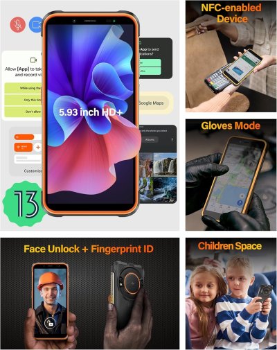 Смартфон Ulefone Power Armor 16S 8/128GB Orange (6937748736066)