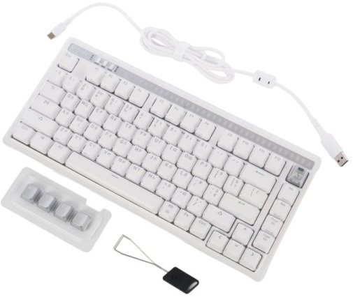 Клавіатура Bloody AT75 Alpha Optical Switch White (AT75 White)