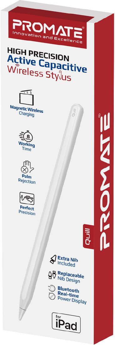 Стилус Promate Quill White (6959144061320)