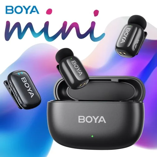 Фото: Радіосистема BOYA mini-18 TRS for camera Black № 25 | KTC