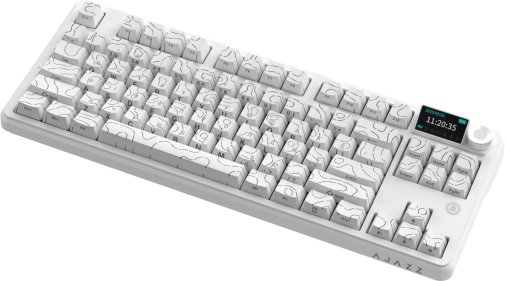 Клавіатура Ajazz AK870 V2 Maillard Switch Side Contour WL/BT/USB