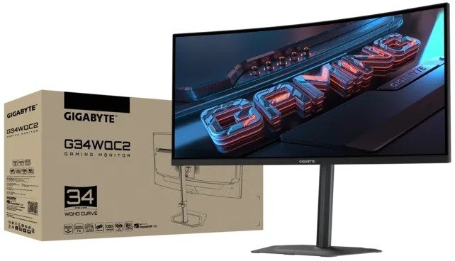 Монітор Gigabyte G34WQC2 Gaming Monitor