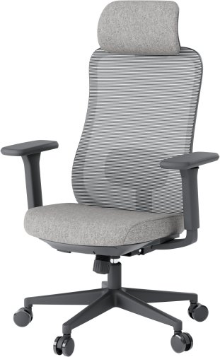 Крісло OfficePro Wave OC599 Black/Dark Gray (OC599-B-DG-DG)