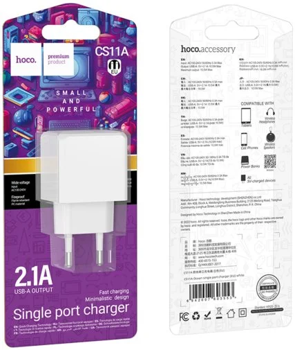 Фото: Зарядний пристрій Hoco CS11A Ocean White (6942007603553) № 6 | KTC