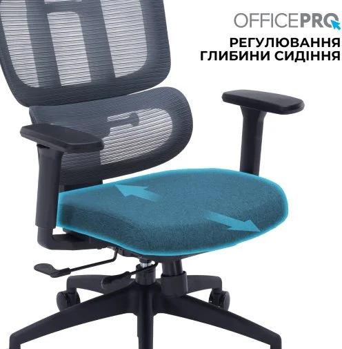Фото: Крісло OfficePro Skyline OC580-B-DG-DG Black/Dark Gray № 31 | KTC