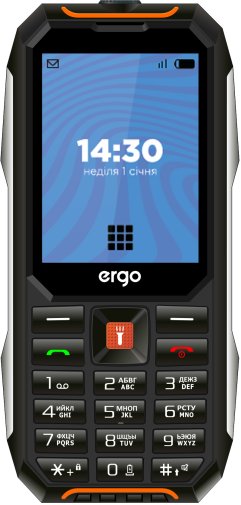 Мобільний телефон ERGO E283 Black/Orange
