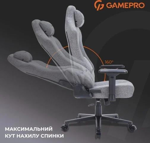 Фото: Крісло GamePro FGC750 Fabric Dark Gray (FGC750DG) № 36 | KTC
