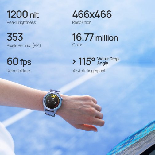 Смарт годинник Mibro GS Active 2 46mm Lilac (XPAW024L)