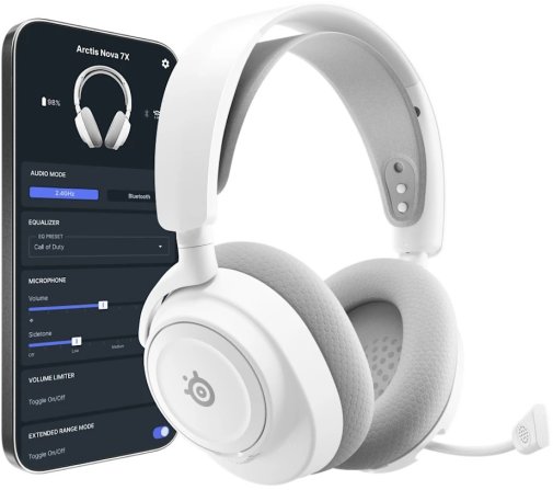 Гарнітура SteelSeries Arctis Nova 7X Gen 2 Wireless White (61759)