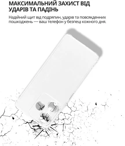 Фото: Чохол BeCover for Xiaomi Redmi 13x - Anti-Shock Clear (714707) № 8 | KTC